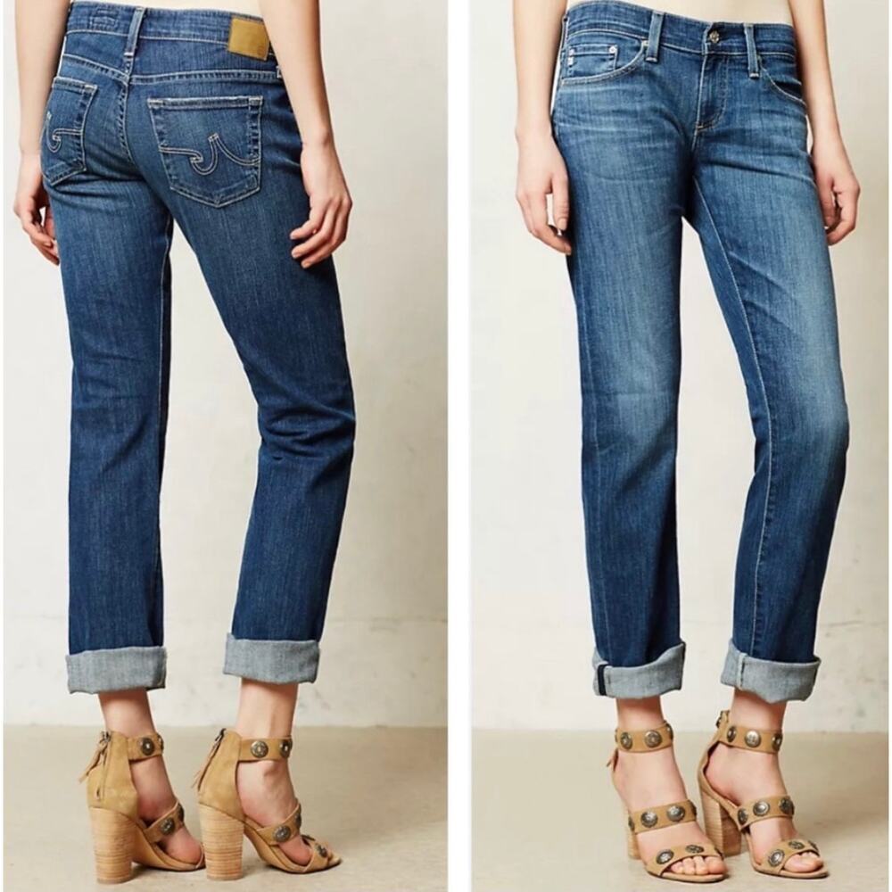 AG Adriano Goldschmidt Women’s Tomboy Relaxed Straight Jeans Size 30R